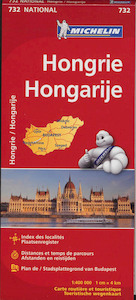 Michelin wegenkaart 732 Hongarije - (ISBN 9782067171886)