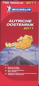 Michelin Autriche / Oostenrijk 2011 - (ISBN 9782067155923)