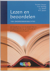 BS Lezen en beoordelen van onderzoekspublicaties - W.N. Dassen, F.M: Keuning, G.J: Jansen, W.S. Jansen (ISBN 9789006580129)