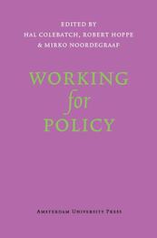 Working for Policy - (ISBN 9789048513086)