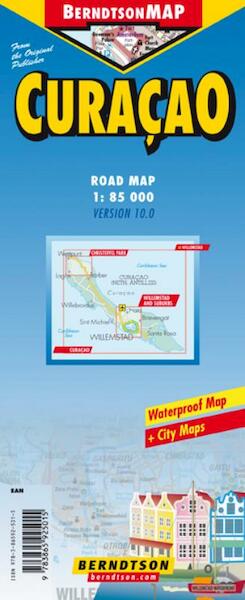 BerndtsonMap Curacao version 10.0 - (ISBN 9783865925015)