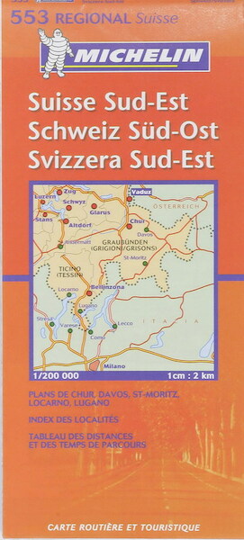 Suisse Sud-Est Schweiz Sud-Ost Svizzera Sud-Est - (ISBN 9782061007853)