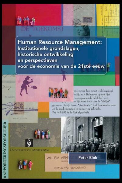 Human resource management - P. Blok (ISBN 9789056297466)