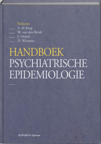 Handboek psychiatrische epidemiologie - (ISBN 9789035220812)