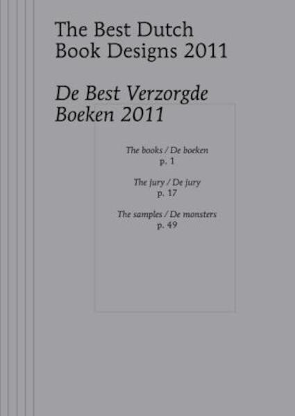 De best verzorgde boeken 2011 - (ISBN 9789059651845)