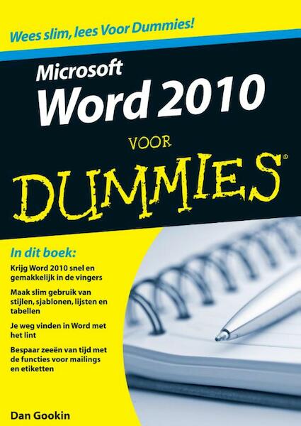 Word 2010 voor Dummies - Dan Gookin (ISBN 9789043020718)