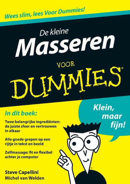 De kleine masseren voor Dummies - Steve Capellini, Michel van Welden (ISBN 9789043020435)