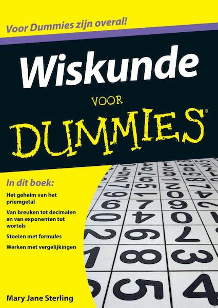 Wiskunde voor Dummies - Mary Jane Sterling (ISBN 9789045350868)