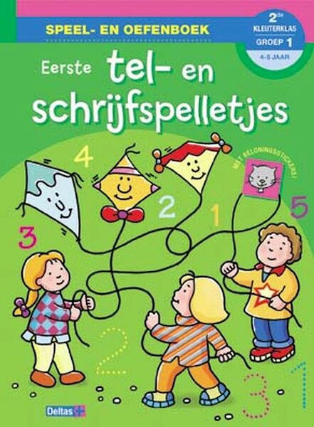 1e tel- en schrijfspelletjes 4-5 jaar - (ISBN 9789044722079)