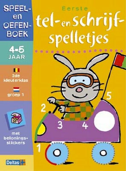 Eerste tel- en schrijfspelletjes - (ISBN 9789044701975)