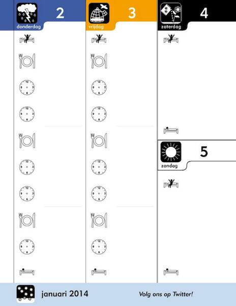 Pictogenda agendavulling 2014 - (ISBN 9789036803908)