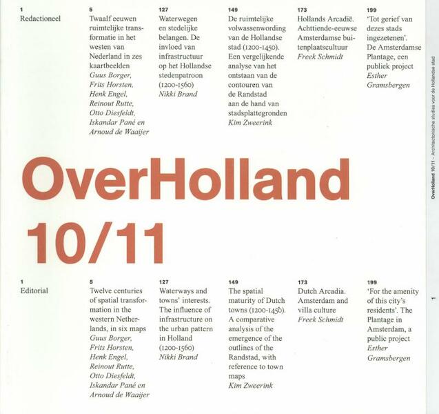 OverHolland 10 - (ISBN 9789085067375)