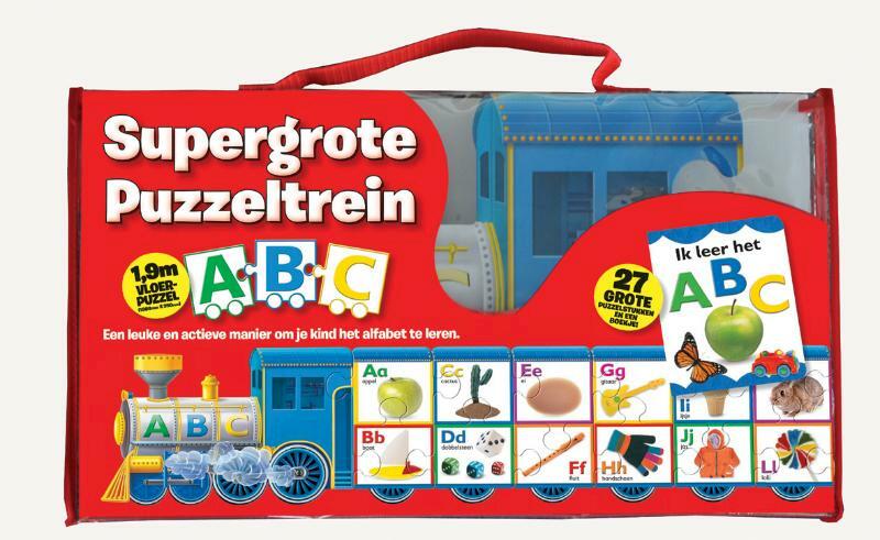 Supergrote puzzeltrein Ik leer het ABC - (ISBN 9789036629836)